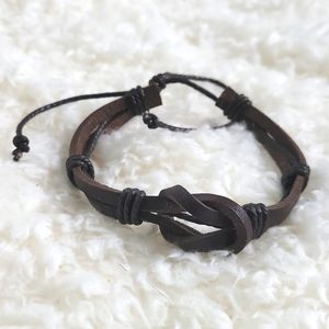 NEW - Handmade Leather Bracelet Cuff